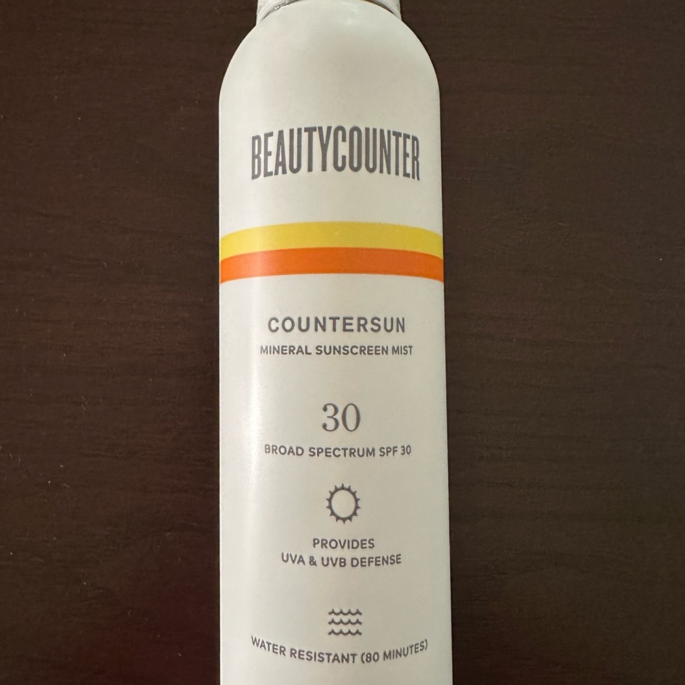 Beautycounter Countersun Mineral Sunscreen Mist 6oz spray bottle